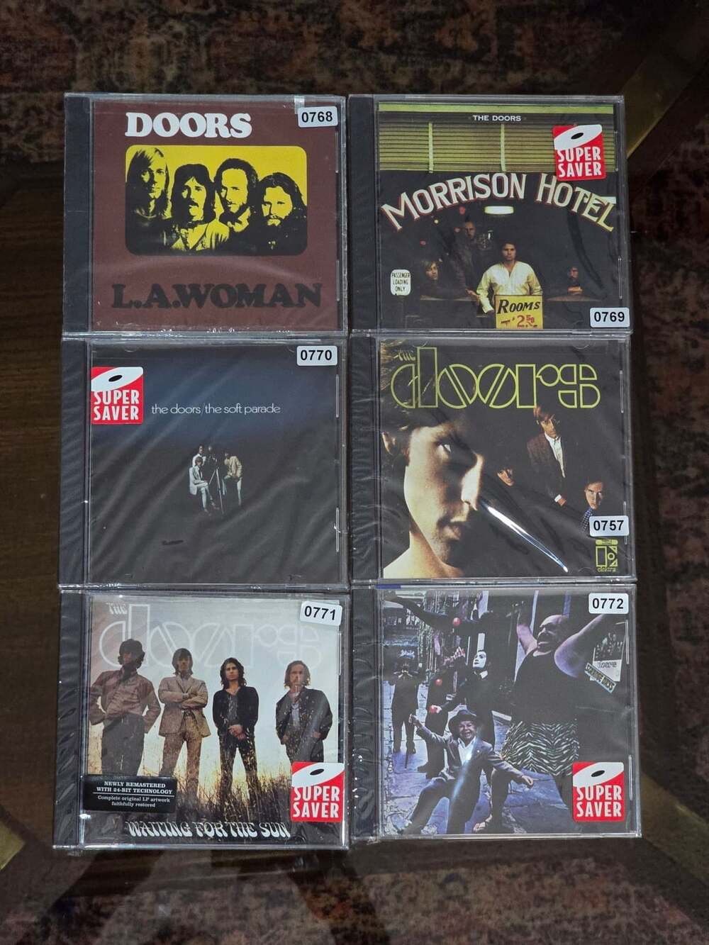 The Doors 6 CD Lot SEALED Morrison Hotel L.A. Woman Strange Days Soft Parade